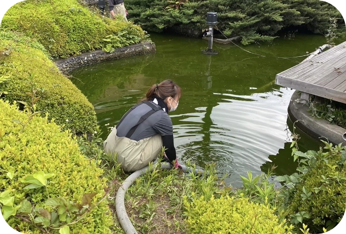 神社の清掃事例写真